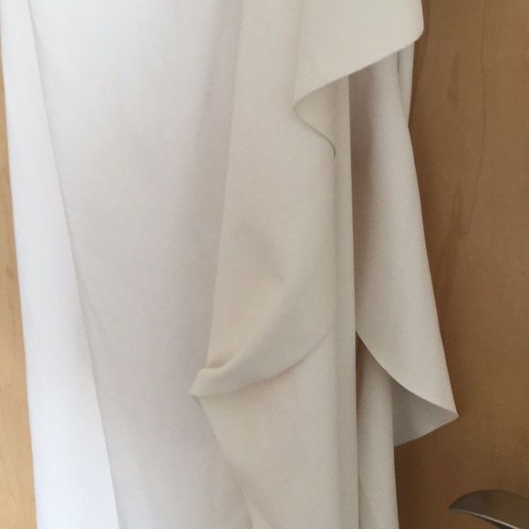 Chiara Boni Strapless Bustier Side-Drape LongDress - Picture 4 of 11